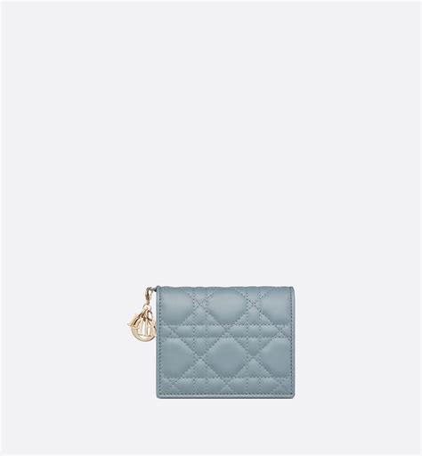 Lady Dior lambskin wallet 